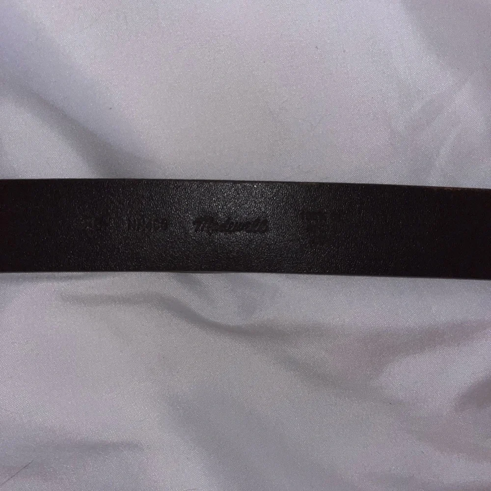 Madewell XS Suede Brown Leather Belt with Gold Buckle. Essential Accessory - Picture 10 of 14